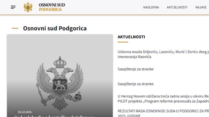Oslobođeni u slučaju "Tunel"